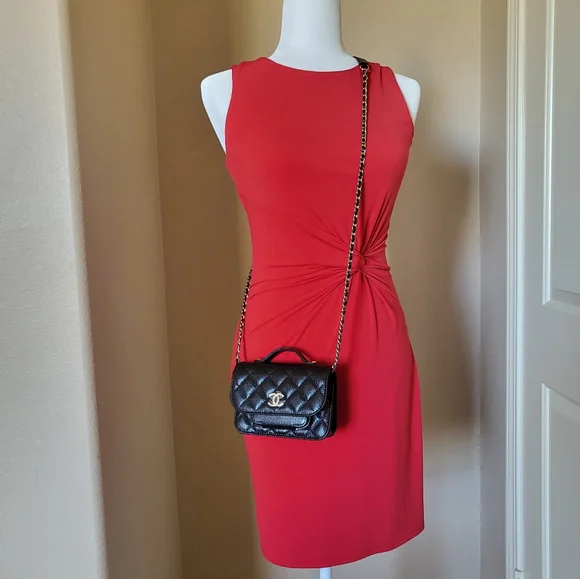 Brand new 23P authentic Chanel business affinity clutch with chain - Picture 13 of 17